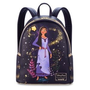 🆕 Loungefly x Disney Wish Vegan Faux Leather Mini Backpack